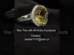 3.7g 925 Silber Edelstein Ringe mit Zitrin Stein PVD Plattiert