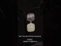 10x10mm Kissen Weiße Jade Stud Ohrringe 925 Silber Minimalist Stil