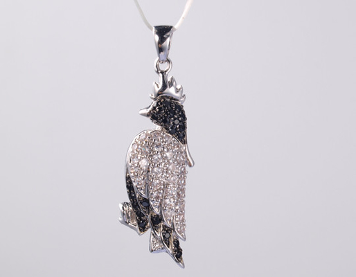 Fasanentwurf 925 Sterling Silber Anhängerkette für Sommerferien Charme für Schmuck Silber cz Anhänger