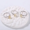 Leuchtende Schnittsilberne CZ Ringe der weinlese-Verlobungsring-2.05g 925 für Frauen