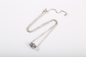 4*7mm Marquise Amethyst Silver CZ Kreuzanhänger-Halsband-Halsketten-Juweliergeschäft