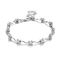 Silbernes CZ Armband Tiffany Couple Bracelets Flowers 925 für Frauen