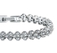 Diamant Roman Chain Heart Designss 925 Sterling Silver Tennis Bracelet Zirconia