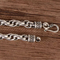 Handgemachte Antike S925 Chunky Chain Link Bracelet Mens