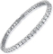 Satz des Diamond Rhinestone Jewelry Set Tennis-Halsketten-Ohrring-hängender silberner Schmuck-925