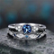 Diamond Band Rings 3.0mm Frauen, 925 Sterling Silver Diamond Engagement Rings