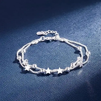 Neues S925 silbernes Armband, der Frauen Silber CZ-Armband der Stern-des Anhänger-925