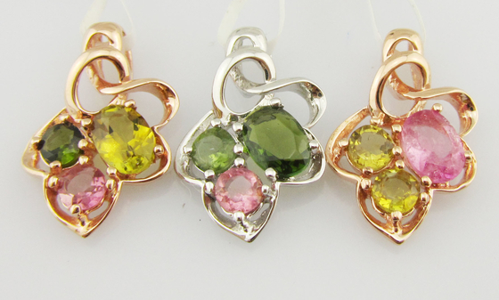 Einfache / Elegante 925 Silber Edelstein Anhänger mit und Kissen Weiße Jade Steine