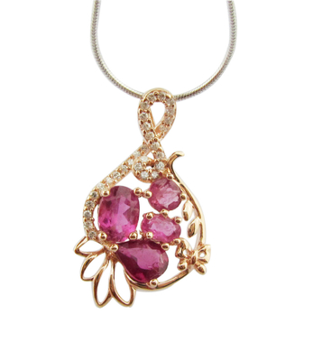 Einfache / Elegante 925 Silber Edelstein Anhänger mit und Kissen Weiße Jade Steine