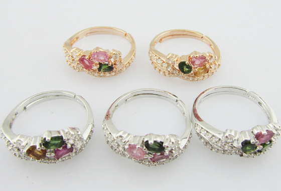 925 Silber Edelstein Ringe Schmuck Typ Ringe für Frauen