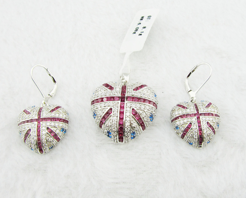 925 Sterling Silber Klassiker Dangle Ohrringe mit Hummerklemm