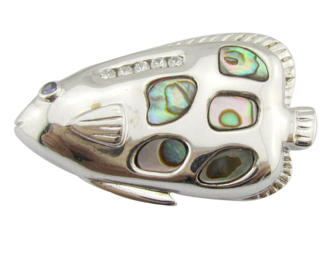 Farbenfrohe Tier-Schalen-Hängeschild 925 Silber-Edelstein-Halsband für jeden Tag
