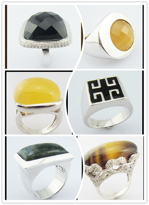 Glanzender Jubiläums-Edelstein-Ringe in Sterling Silber Tiger-Augen-Stein Sterling Silber Band Ring Sterling Silber Einzigartiges