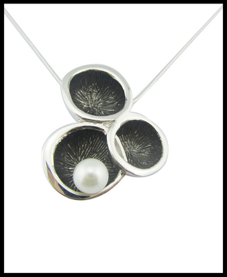 Perlenrunder Weiß Perlenklassiker Silber 925 Schmuck mit AAA CZ und Rhodium Plattierung Sterling Silber Hochzeit
