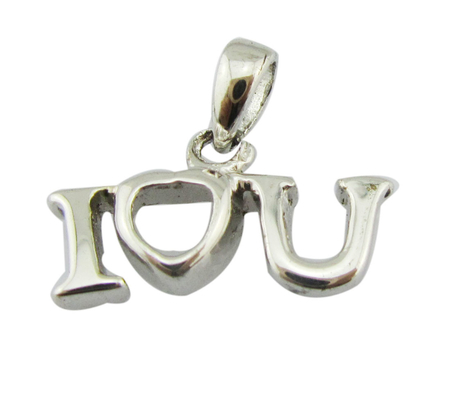 Ich liebe dich Anhänger Glanz Sterling Silber A Z Alphabet Anhänger Schmuckstücke Liebesgeschichte Eisaushänger