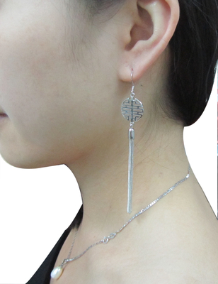Fashion 925 Silber CZ Ohrringe für Gelegenheitszeiten