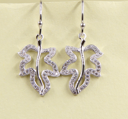 Tanzende Blumen Ohrringe Elegant 2-5 Gramm Sterling Silber Stud Ohrringe Mit CZ Steine Mädchen Sterling Silber Ohrringe Drop