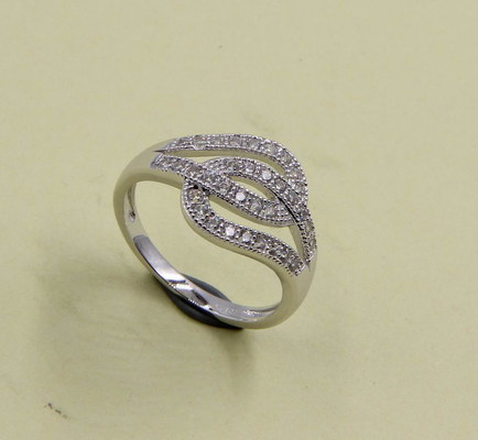 Radiant Cut Pear CZ Ringe in reinem Sterling Silber 925 Stein Größe 1,0-2,0 mm gravierte Silberring Silber Mode Ringe