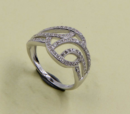 Sterling Silber Kubik Zirkonia Ringe für tägliche Gebrauch Sterling Silber Herzring Sterling Silber Daumenringe Mode
