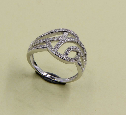 Sterling Silber Kubik Zirkonia Ringe für tägliche Gebrauch Sterling Silber Herzring Sterling Silber Daumenringe Mode
