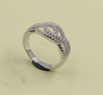Silber Main 925 Silber CZ Ringe für Schmuck oder Dekorationen Sterling Silber Liebesring Damen Silberringe Cool Ring