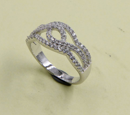 Silber Main 925 Silber CZ Ringe für Schmuck oder Dekorationen Sterling Silber Liebesring Damen Silberringe Cool Ring