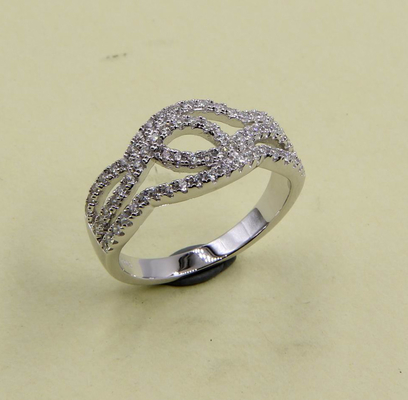 Silber Main 925 Silber CZ Ringe für Schmuck oder Dekorationen Sterling Silber Liebesring Damen Silberringe Cool Ring