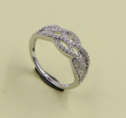 Pave Prong Herzensform Hochzeitsring Ring 925 Silber CZ Ewigkeit Band Ringe Größe 5-10 Sterling Silber Löffel Ringe