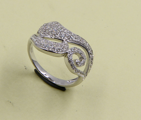 Sterling Silber CZ Ringe mit strahlender Eleganz Chunky Sterling Silber Ringe Sterling Silber Stapelringe