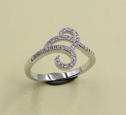 925 Sterling Silber CZ Prong Set Ringe mit rundem Schnitt Sterling Silber Stapelringe Sterling Silber Turkisringe
