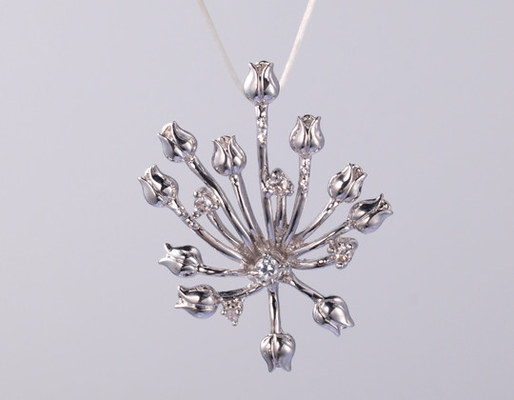 Fasanentwurf 925 Sterling Silber Anhängerkette für Sommerferien Charme für Schmuck Silber cz Anhänger