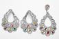 birnenförmige hängende Hochzeits-Träne-hängendes Halsketten-Silber des Zirkon-5.27g