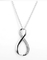 Acht formten Grad-Zirkon Sterling Silver Infinity Necklaces A