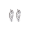 Semilune 925 silbernes Silber-Ohrgehänge CZ-Ohrring-1.95g für Frauen
