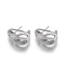 Band-Ohrringe Zircon Sterling Silver Mini Hoop Earrings 4.45g 8mm silberner
