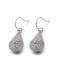 Männer der Pfeifen-Sterling Silver Stud Earrings der geformten Zirkon-Träne-Ohrring-2.55g