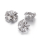 Aaa-Zirkon-Blumen-Ohrringe 5.41g Sterling Silver Flower Stud Earrings