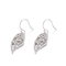 Tiffany Sterling Silver Cubic Zirconia Drop-Ohrringe 2.12g Spiegel-Polier