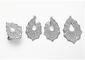 Weißer der CZ-Silber-925 Sterling Silver Necklace And Earrings-Satz Schmuck-Satz-Birnen-925