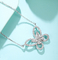 Weißgold Diamond Butterfly Necklace Diamond Necklaces 3.8g 0.45ct 18K Gold