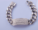 Aaa-Zirkon 92,5 Sterling Silver Bracelets 17cm Cartier Permanent Bracelet