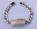 Das 17cm 925 silbernes CZ der Männer Armband Tiffany Charm Sterling Silver Bracelet