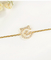 18K Gold Diamond Bracelet Womens Kitten Nameplate 0.11ct für Verpflichtung