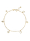 Schläger-Goldarmband Diamond Braceletss 0.08ct 1.7gram 18K Goldsternhelles