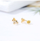 GEGEN Gold-Diamond Earringss 0.12ct der Klarheits-18K Stern Diamond Stud Earrings