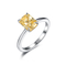Birnenförmige Nut 925 silberne CZ-Ring-Weinlese-Verlobungsringe für Frauen