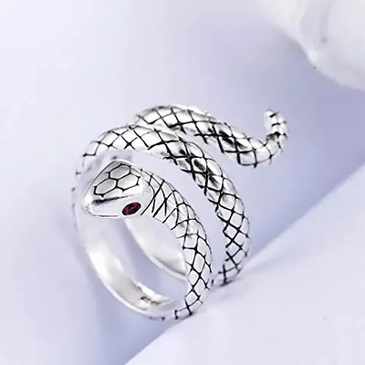 1.50g köstlicher Sterling Silver Rings, 8.0mm öffnender justierbarer Sterling Silver Rings