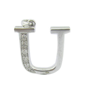 925 Silber CZ Anhänger Steine 1.25mm/1.5mm Und Alphabet Anhänger Für Anhänger Silber Schmuck Anhänger Logo machen